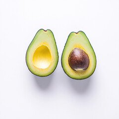 avocado cut in half