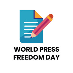 World press freedom day, vector illustration for poster, banner, print, web. stock illustration
Journalist, Day, Media Day, Freedom, Journalism, Logo