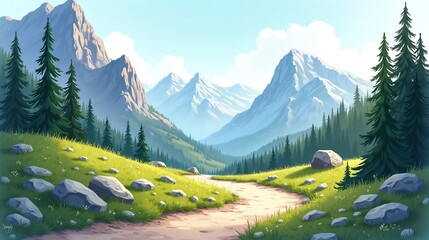 Wilderness Wanderer: Navigating the Mountain Path