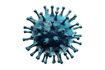  Virus isolated on white background ,PNG