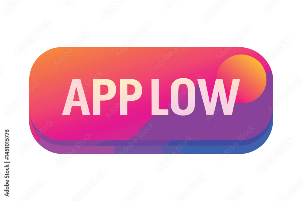 Poster colorful vector illustration featuring bold typography and modern graphic elements suitable for digi