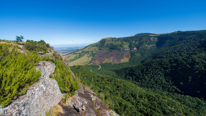 Panoramic view from The Edge Viewpoint, Hogsback, South Africa