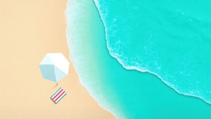 Ocean Waves Meet Clean Vacation Layout