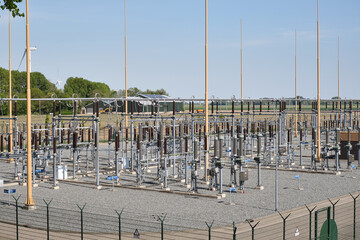 New transformer station for wind and solar park Goeree-Overflakkee
