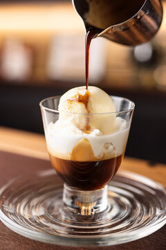 B-52 Affogato con helado y licor 01
