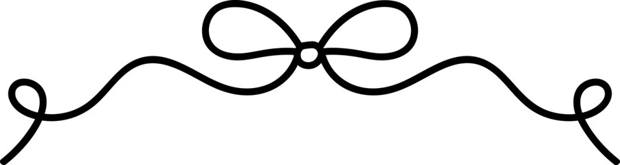 Ribbon Bow Line Divider