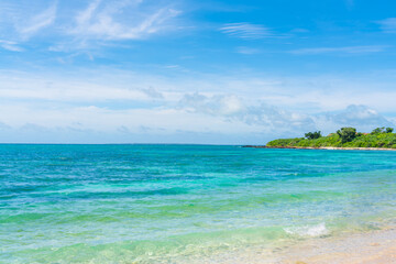 電信屋跡前のビーチ