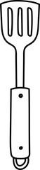 Kitchen Spatula Drawing