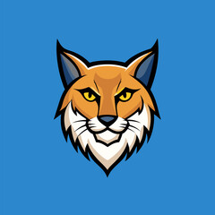Obraz premium Fox Emblem: A striking fox emblem, rendered with bold lines and a captivating gaze. A symbol of cunning, agility and adaptable