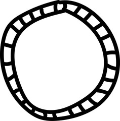 Fototapeta premium Onion Ring Sketch