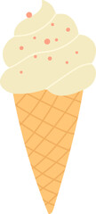 Sweet Ice Cream Cone Treat