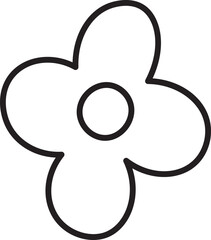 Simple Flower Outline
