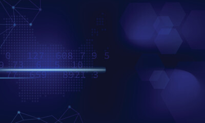 Futuristic abstract technology cybernetic circuit background isolated