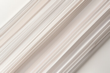 Obraz premium Abstract Texture Diagonal Lines of Cream and White Paper