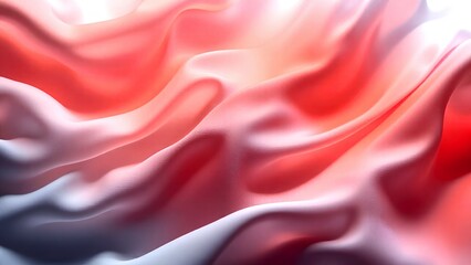 Obraz premium Abstract soft pink and white waves create a smooth, flowing texture with a gentle, dreamy appearance.
