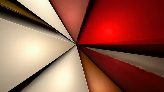 Abstract geometric pattern with overlapping shapes