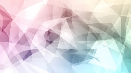 Obraz premium Abstract Pastel Geometric Background Soft Color Polygonal Shapes Design