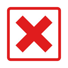 Fototapeta premium Red Cross symbol