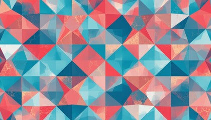 Obraz premium Abstract Geometric Triangle Pattern Background