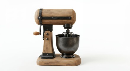 Rustic wooden stand mixer