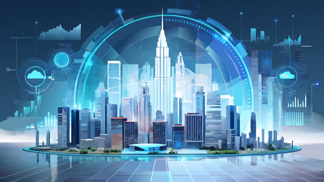 smart city business data visualization