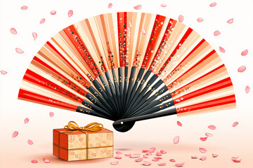 japanese cherry blossom and fan festival