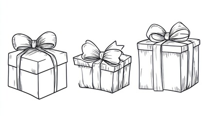Gift Boxes Illustration (1)