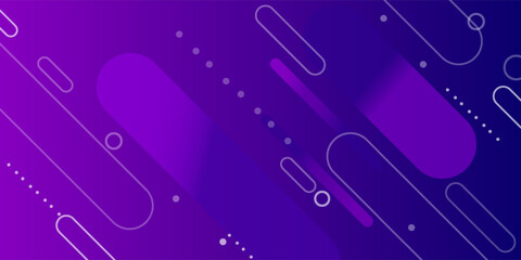 Purple abstract geometric background. Dynamic shapes composition. Vector illustration
