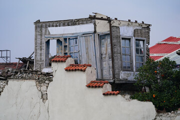 Damaged building in Antakya, Hatay after 6 February 2023 Earthquakes