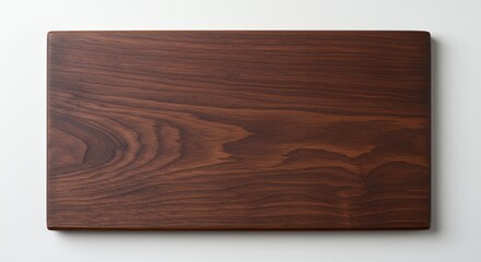 Dark brown wooden cutting board