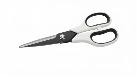 Obraz premium Black and white scissors close up