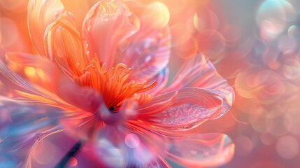 Fototapeta premium Radiant flower close-up