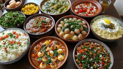 Fototapeta premium Diverse Middle Eastern Cuisine
