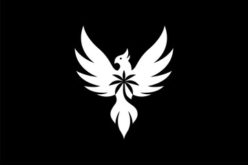 Fototapeta premium Phoenix Palm Tree Logo design vector