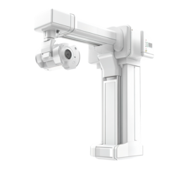 A white medical device with a camera on it