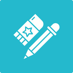 Pencil and eraser Icon