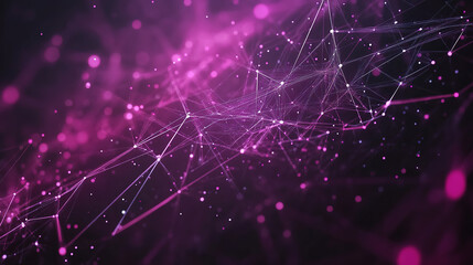 Obraz premium Abstract digital connections visualizing data exchange and blockchain technology, showcasing decentralized networks, secure transactions, and futuristic information systems
