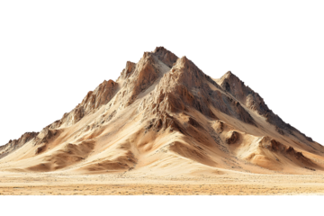 Majestic Desert Mountain Landscape under Clear Blue Sky