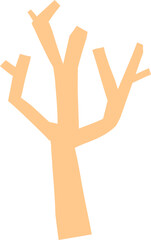 Bare Coral Tree with Branching Arms