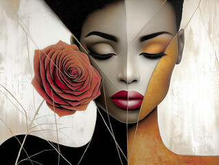 A Black woman and Unnamed Bloom still discovering who she’s meant to be.