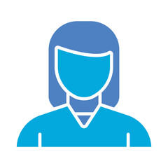 Obraz premium Girl Icon