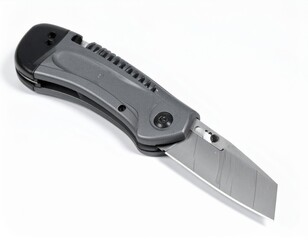Obraz premium Gray Folding Utility Knife