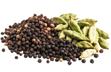 Black pepper, cardamom  transparent background png