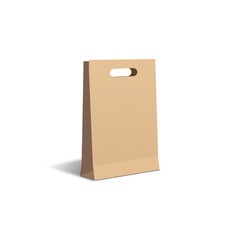 mockup template design with vector illustration of blank paper bag 1