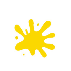 Ink splat or splash vector illustration. Colored splatters, graffiti spots and ink blots. Paintbrush splotches, ink drips or liquid blobs. Abstract dirty grunge splatter stains