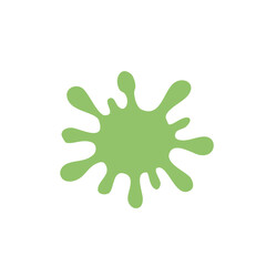 Ink splat or splash vector illustration. Colored splatters, graffiti spots and ink blots. Paintbrush splotches, ink drips or liquid blobs. Abstract dirty grunge splatter stains