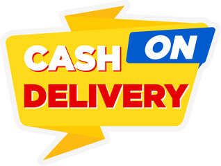 Cash On Delivery Label Banner
