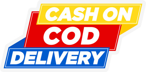 Cash On Delivery Label Banner