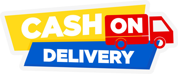 Cash On Delivery Label Banner
