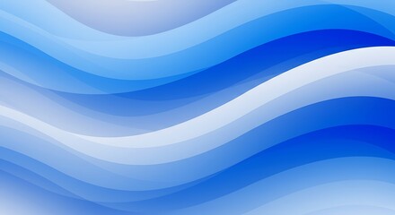 Obraz premium Azure Undulations AI Generated